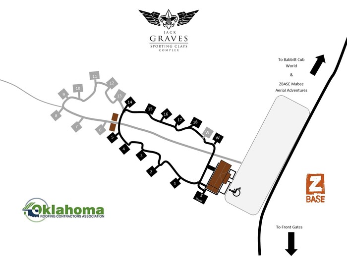 Graves Sporting Clay Course Map Graves Sporting Clay Course Map
