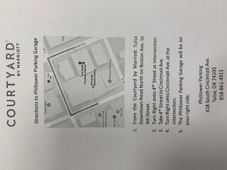 Courtyard Marriot Parking Map Downtown 